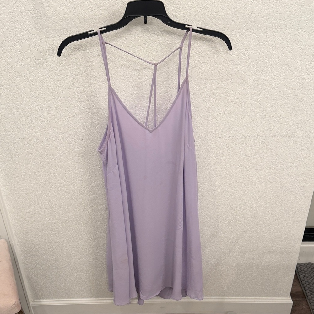 Lush Lavender Mini Dress